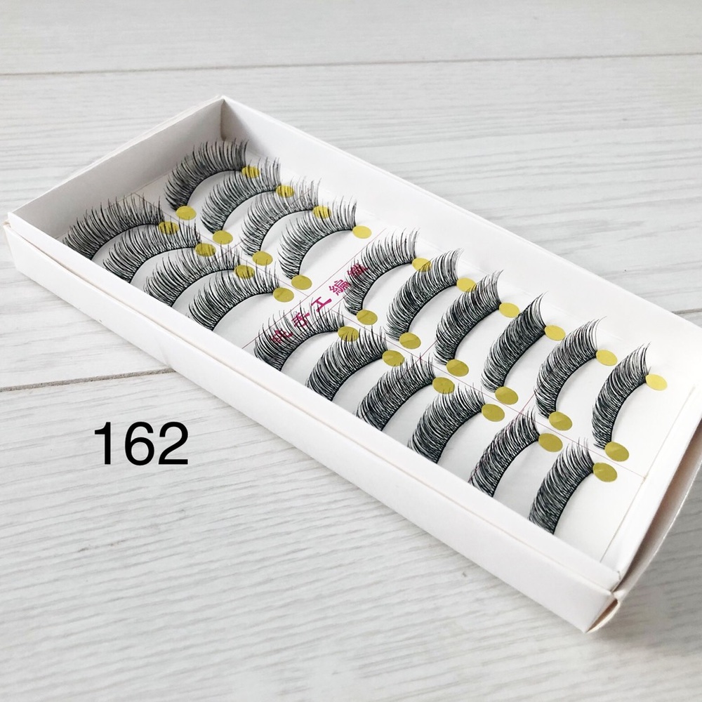 #162 Handmade Eyelashes 10 Pairs/ Pack